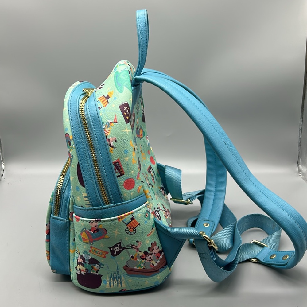 Disney Mickey Mouse & Friends Play in the Park Loungefly Mini Backpack - Picture 2 of 10